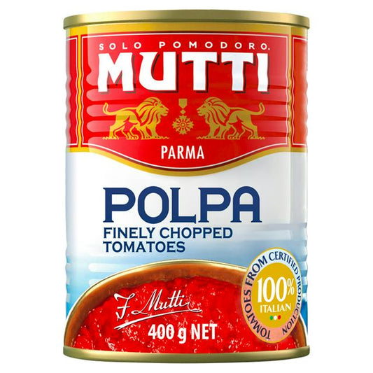 Mutti Finely Chopped Tomatoes 400g (Pack of 12)