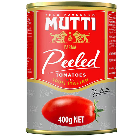 Mutti Whole Peeled Tomatoes 400g (Pack of 12)