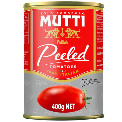 Mutti Whole Peeled Tomatoes 400g (Pack of 12)