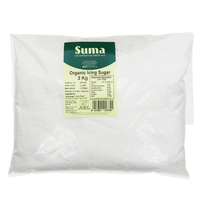 Suma Bagged Down Organic Icing Sugar 3kg