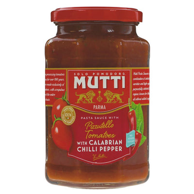 Mutti Tomato Pasta Sauce - Chilli 400g (Pack of 6)