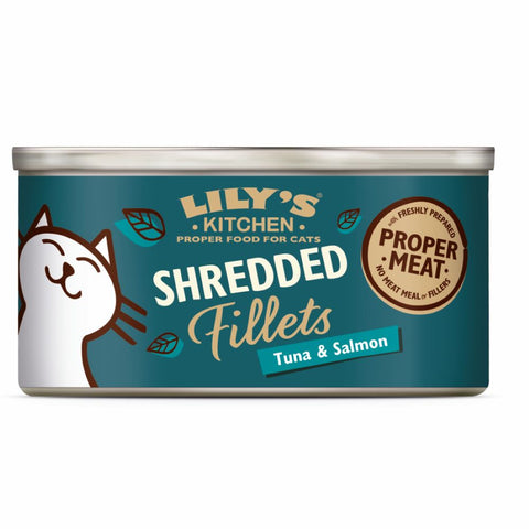 Lily's Kitchen Shred Fillets Tuna & Salmon 70g (Pack of 24)