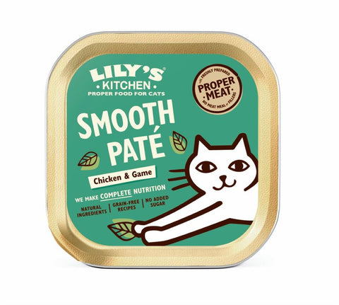 Lily's Kitchen Cat Chicken and Game Pate 85g (Pack of 19)