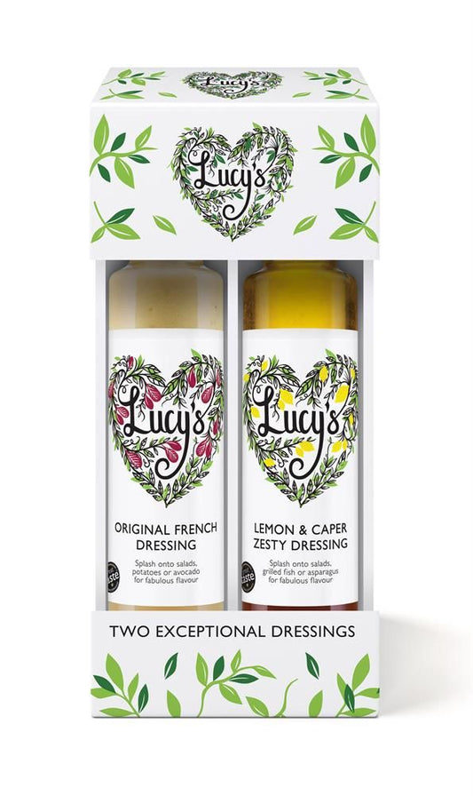 Lucy's Dressings Great Taste Dressings Gift Box 500ml (Pack of 3)