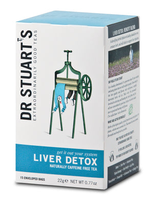 Dr Stuarts Liver Detox Herbal Tea 15 Bags (Pack of 4)