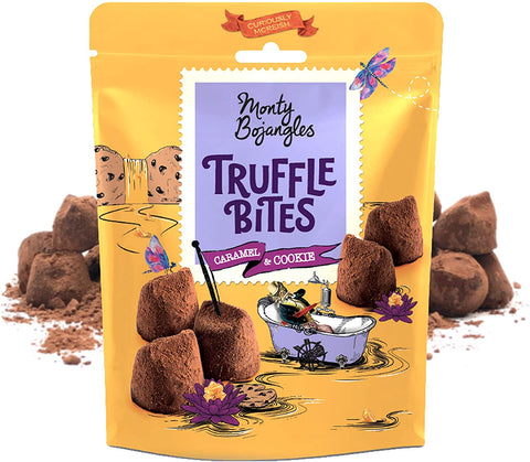 Monty Bojangles Caramel & Cookie Truffle Bites Pouch 100g (Pack of 5)