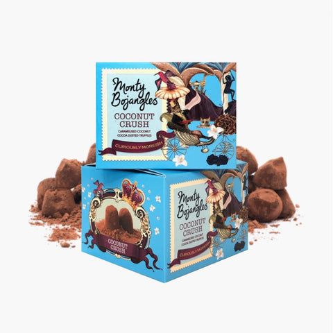Monty Bojangles Coconut Crush Truffles Gift Cube 150g (Pack of 2)