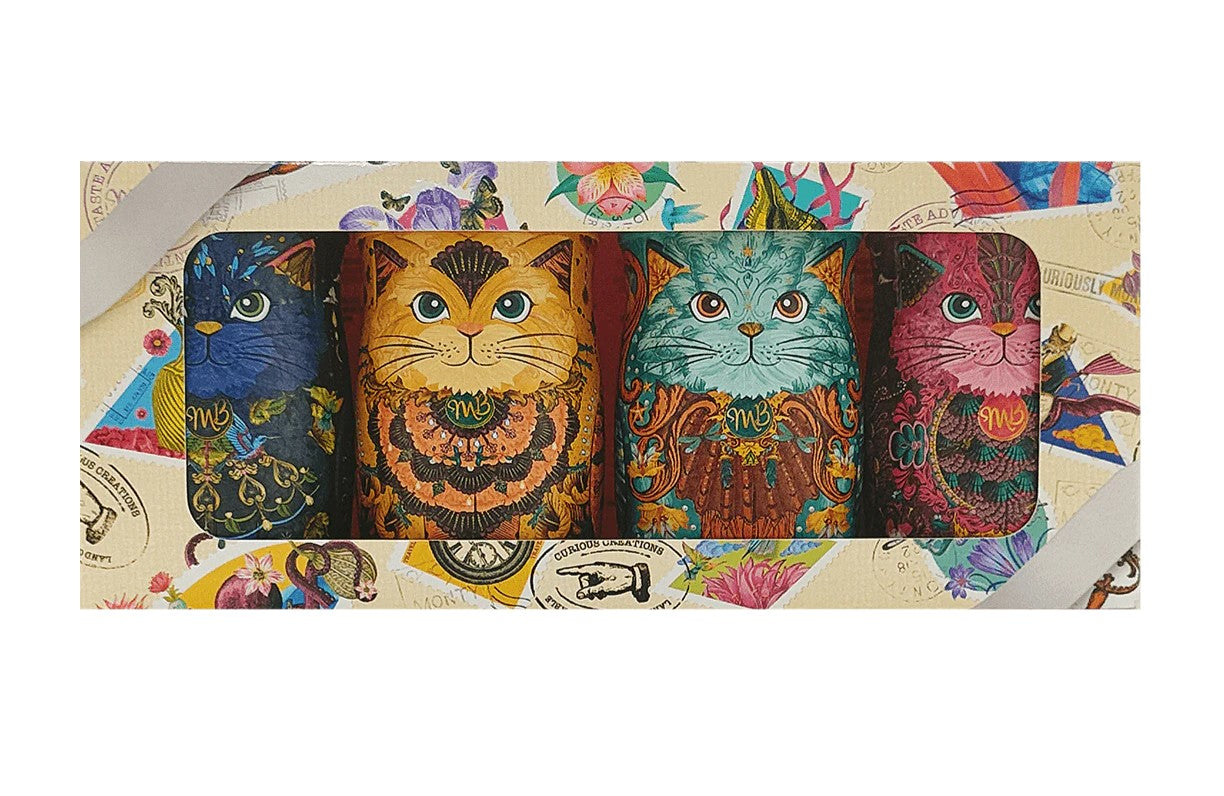 Monty Bojangles KIT-Tins Gift Pack with assorted Cocoa Dusted Truffles 144g