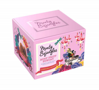 Monty Bojangles Ruby Fruit Sunday Cocoa Dusted Truffles Gift Box 150g (Pack of 8)