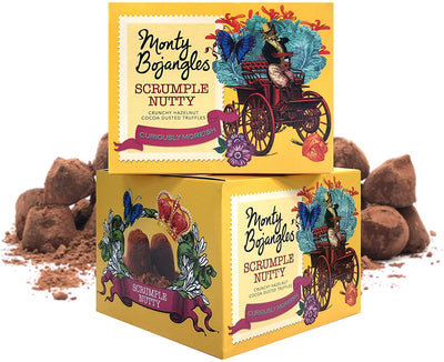 Monty Bojangles Scrumple Nutty Truffles Gift Cube 150g (Pack of 2)