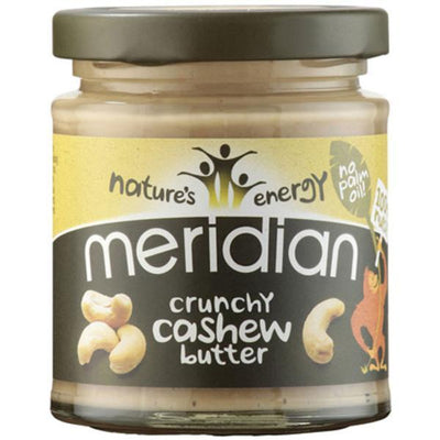 Meridian 100% Crunchy Cashew Butter 170g