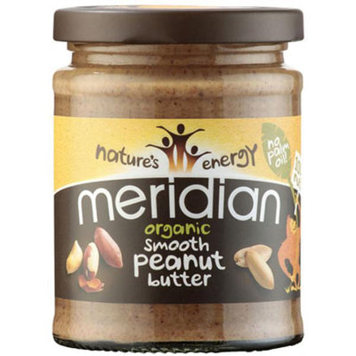 Meridian Organic Smooth Peanut Butter No Salt 280g