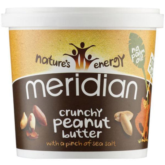 Meridian Natural Crunch Peanut Butter with Pinch of Salt 1000g