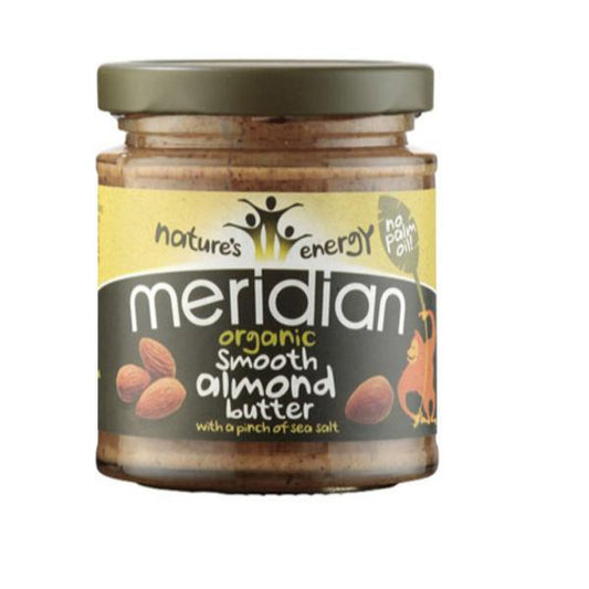 Meridian Organic Smooth Almond Butter with Salt 170g