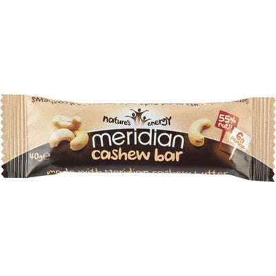 Meridian Cashew Bar 40g (Pack of 18)