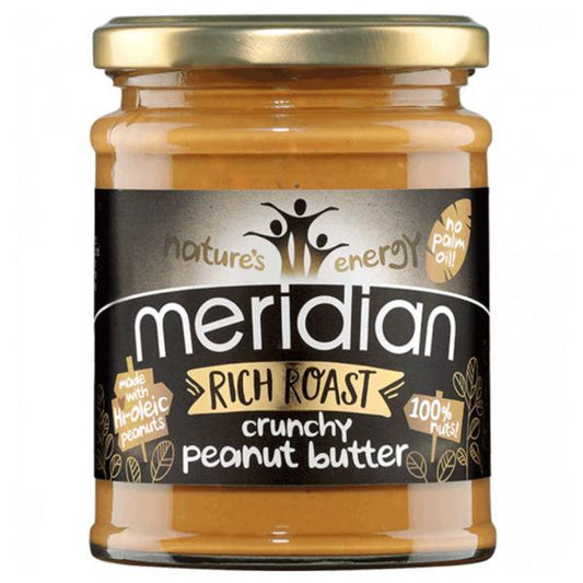 Meridian Rich Roast Crunchy Peanut Butter 280g