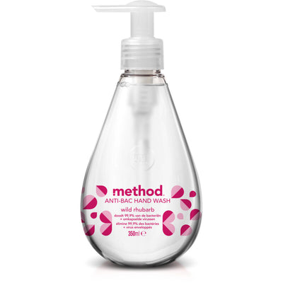 Method Hand Soap AntiBac Rhub 350ml (Pack of 6)