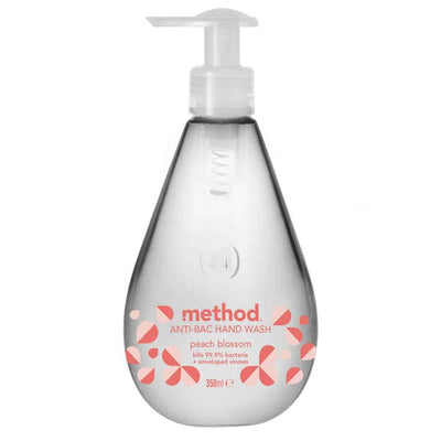 Method Hand Soap Antibac Peach Blossom 350ml (Pack of 6)