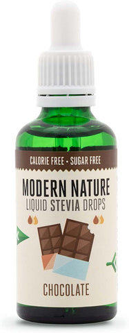 Modern Nature Stevia Drops Chocolate Sweetener 50ml