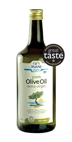 Mani Organic Extra Virgin Olive Oil 1000ml (Pack of 4)