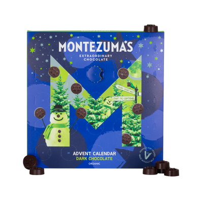 Montezumas Organic Dark Advent Calendar 200g (Pack of 8)