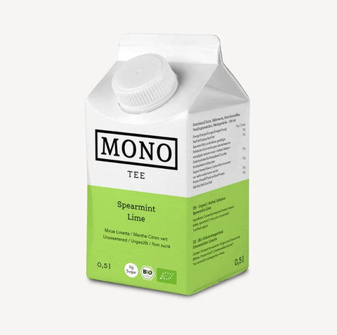 Mono Tee Organic Iced Tea Mint Lime 500ml (Pack of 8)