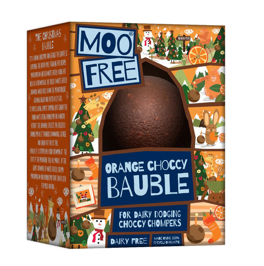 Moo Free Orange Choccy Bauble 65g(Pack of 6)
