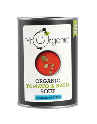 Mr Organic Tomato Basil Soup 400g (Pack of 12)