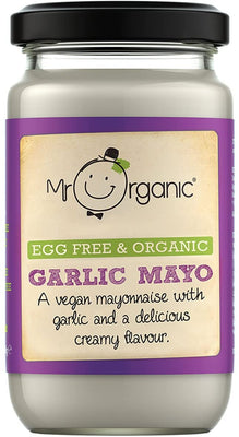 Mr Organic  Egg Free and Organic Garlic Mayonnaise 180g