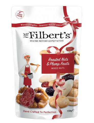Mr Filbert Roasted Nuts and Plump Fruits 150g (Pack of 12)