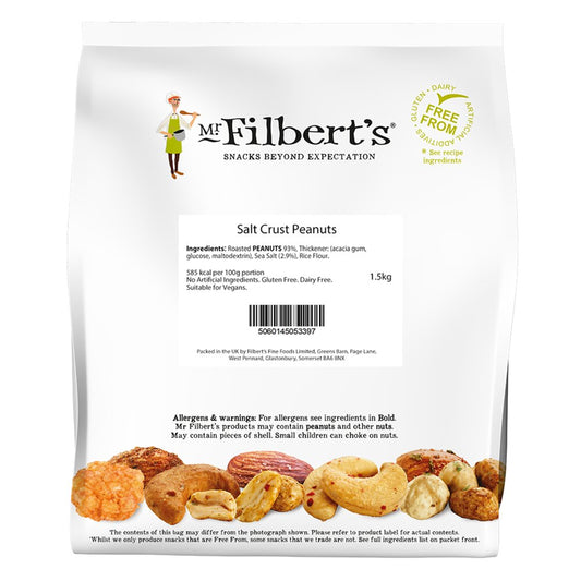 Mr Filberts Salt Crust Peanuts 1500g