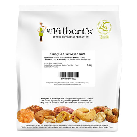 Mr Filberts Simply Sea Salt Mixed Nuts 1 Bag