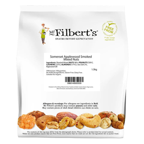 Mr Filberts Somerset Applewood Smoked Mixed Nuts 1500g