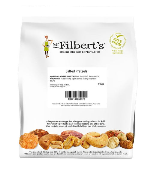 Mr Filberts Pretzels Salted 500g