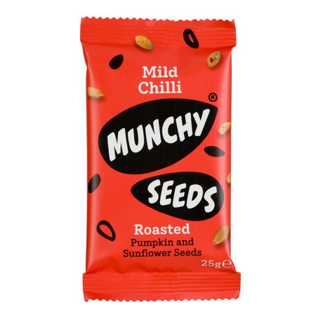 Munchy Seeds Mild Chilli 25g (Pack of 12)