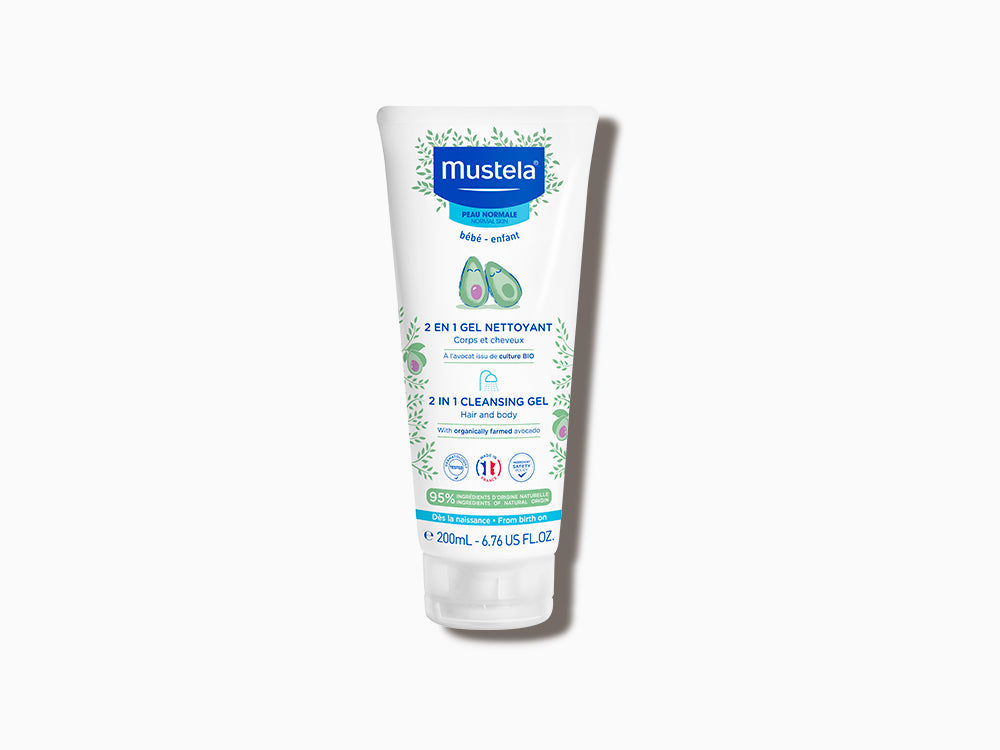 Mustela 2in1 Cleansing Gel Hair & Body 200g (Pack of 30)