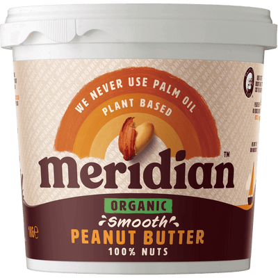 Meridian Organic Smooth 100% Peanut Butter Nuts1 Kg