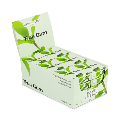 True Gum Mint Chewing Gum 21g (Pack of 24)