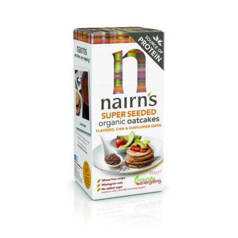 Nairns Organic Super Seeded Oatcakes 200g