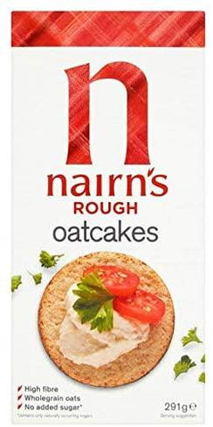 Nairns Rough Oatcakes 250g (Pack of 8)