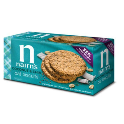 Nairns Oat Biscuit - Coconut & Chia 200g