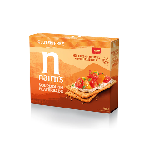 Nairns gf sourdough flatbreads 125g (Pack of 6)