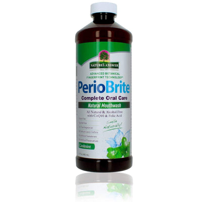 Natures Answer PerioBrite Wash (Alcohol free) Mouthwash 480ml