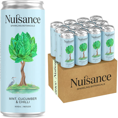 Nuisance Drinks Mint, Cucumber & Chilli Soda 250ml (Pack of 12)