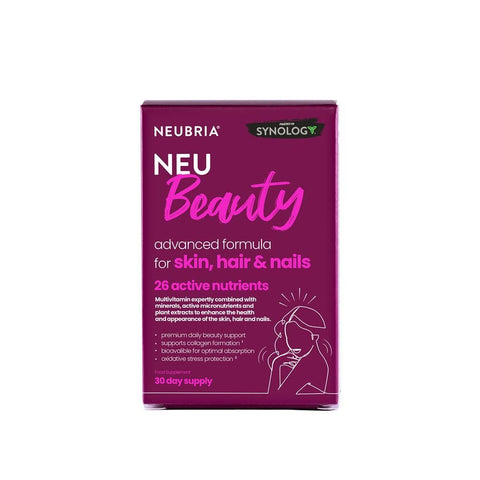Neubria Neu Beauty formula for hair skin and nails. 30 Tablets.