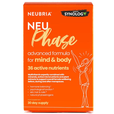 Neubria Neu Phase Menopause Formula. 30 Tablets.