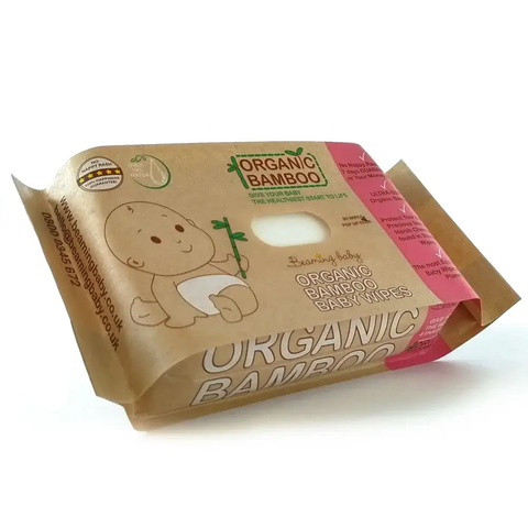 Beaming baby Organic Bamboo Baby Wipes 80 (Pack of 12)