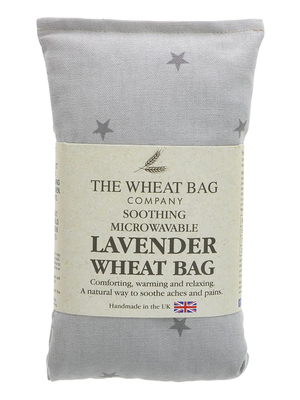 The Wheat Bag Company Cotton Grey Star Lavender Each