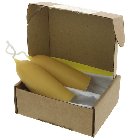 Moorlands Candles Mlands Stumpie Beeswax Candles 1 Pair