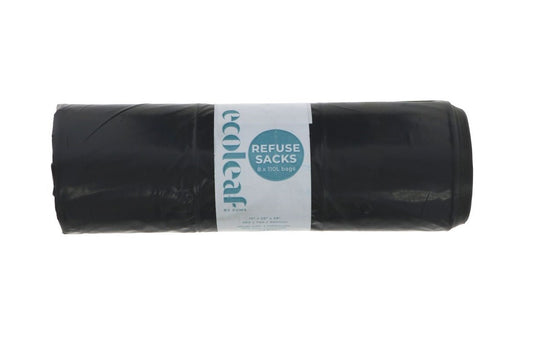 Ecoleaf By Suma Rec/plas Bin Bag Rolls 8 (Pack of 12)
